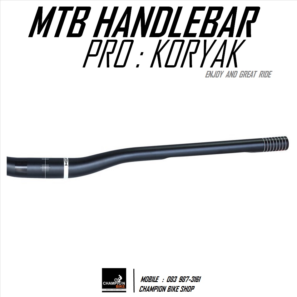 แฮนด์ยกเสือภูเขา PRO : KORYAK RISER Di-2 MTB HANDLEBAR Di-2 CABLE INTEGRATION