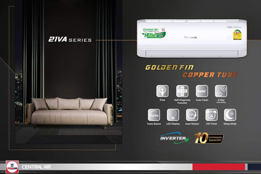 แอร์ CentralAir 12,500 BTU รุ่น CFW-IVG13R32