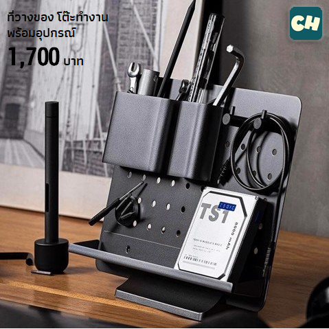 Pegboard on Table พร้อมอุปกรณ์