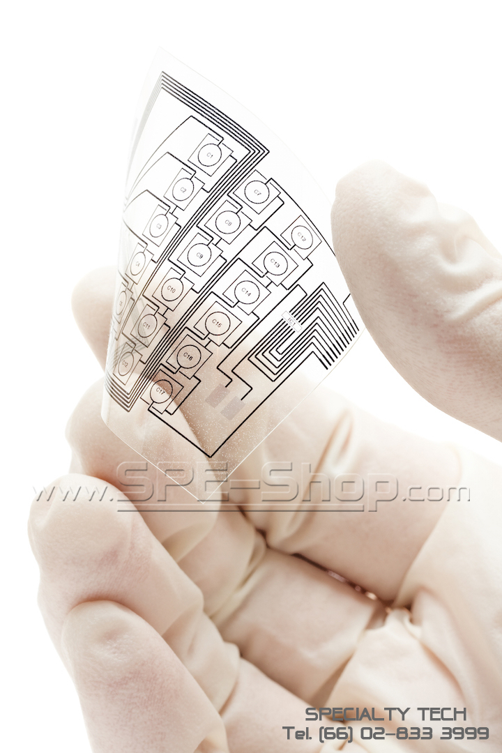 ถุงมือไนไตรสีขาว Cleanroom Class 10 (White Nitrile Glove)