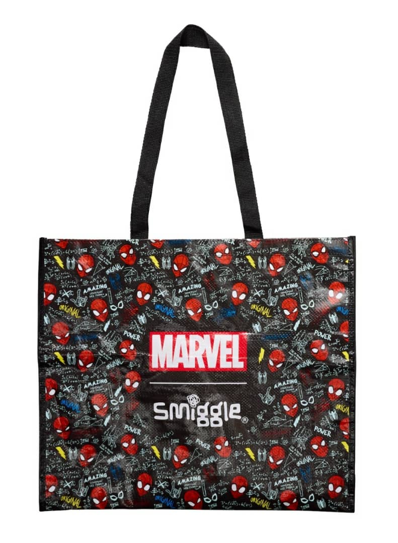 Smiggle reusable bag -Spider size L - ถุงช้อปปิ้ง สไปเดอร์ ใหญ่