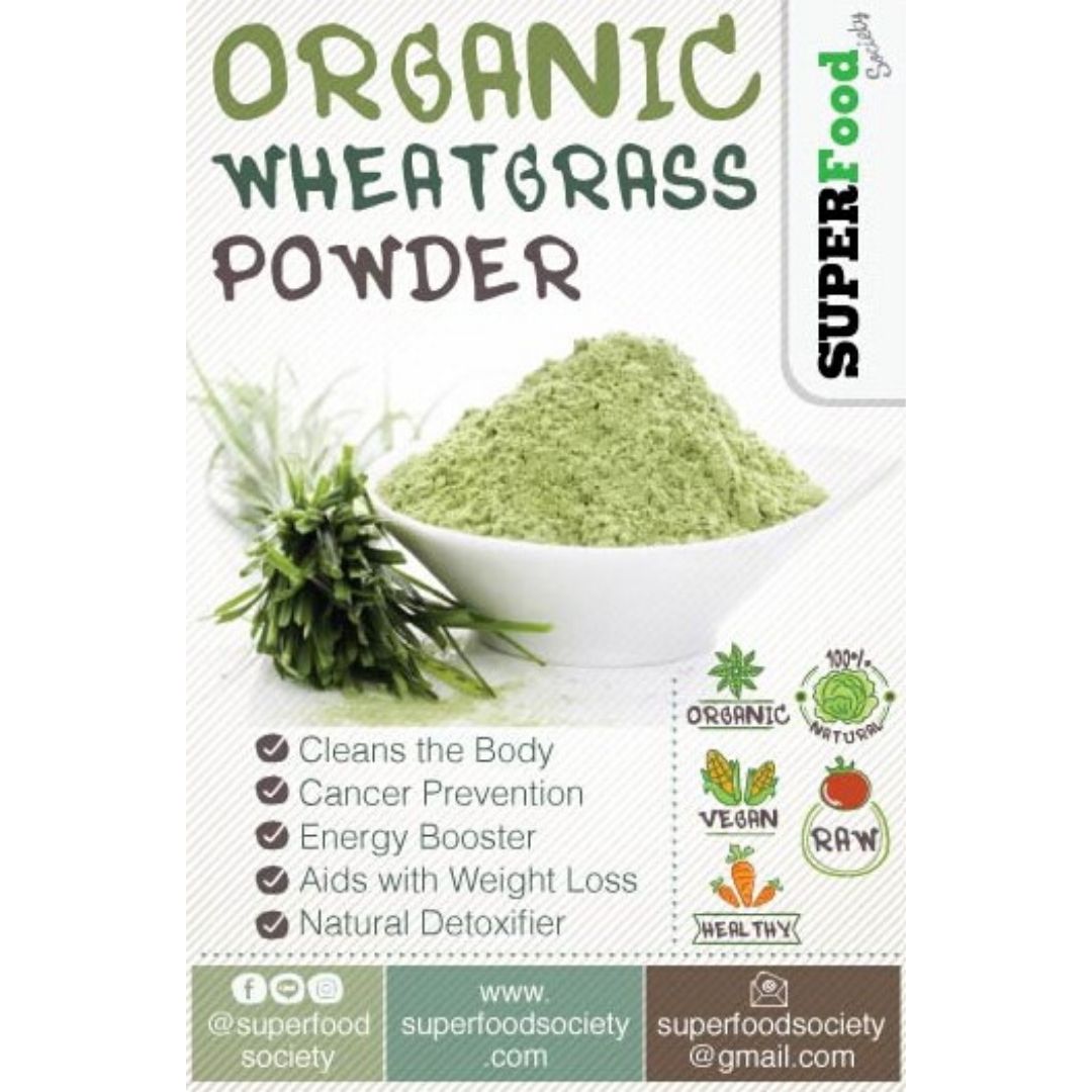 ผงวีทกราส ออแกนิค / Organic Wheatgrass powder