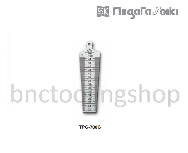เตเปอร์เกจ 30-45มิล,Taper Gauge 30-45mm,Niigataseiki,TPG-700C