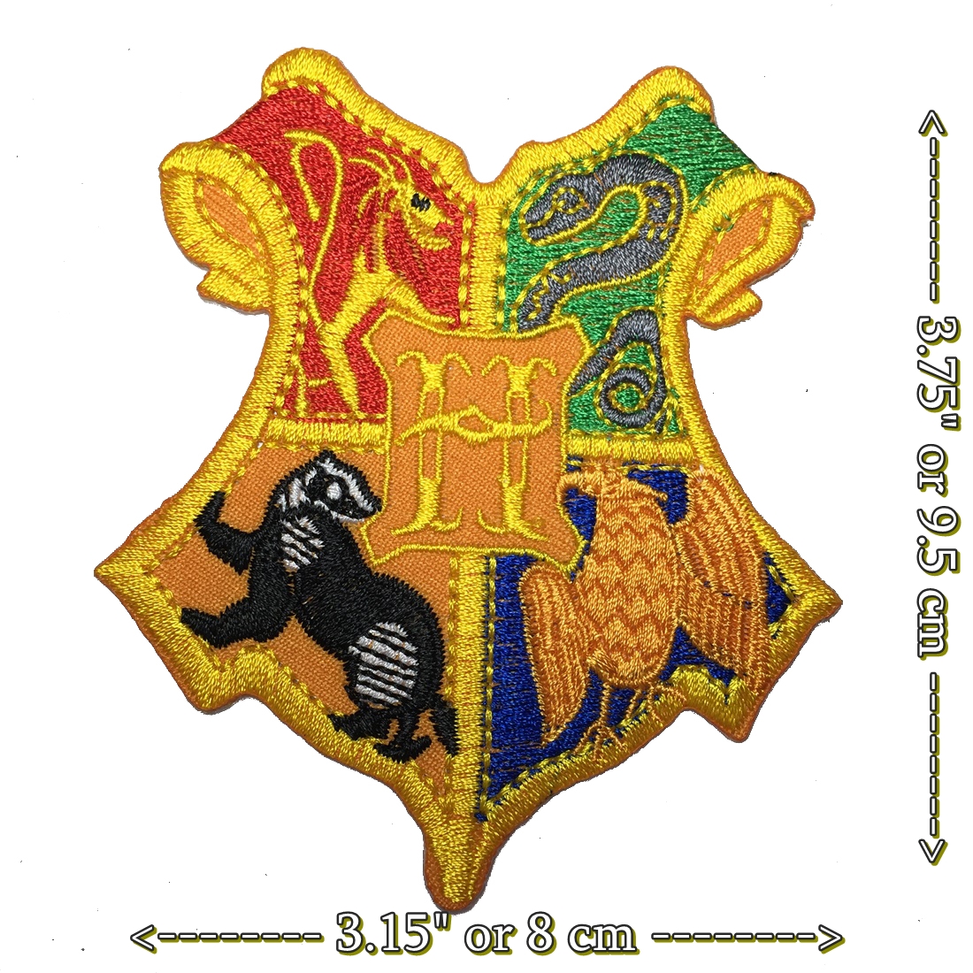 แฮรี่พอตเตอร์ ตัวรีดติดเสื้อ อาร์มรีด อาร์มปัก ตกแต่งเสื้อผ้า หมวก กระเป๋า แจ๊คเก็ตยีนส์ Movie Embroidered Iron on Patch