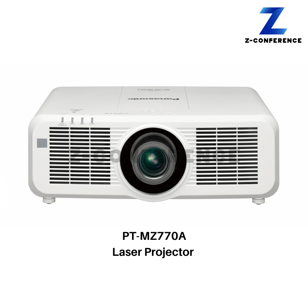 Projector PANASONIC PT-MZ770A (Laser / 8000 lm / WUXGA) projector , โปรเจคเตอร์ , เครื่องฉายโปรเจคเตอร์ , โปรเจคเตอร์ดูหนัง , เครื่องโปรเจคเตอร์