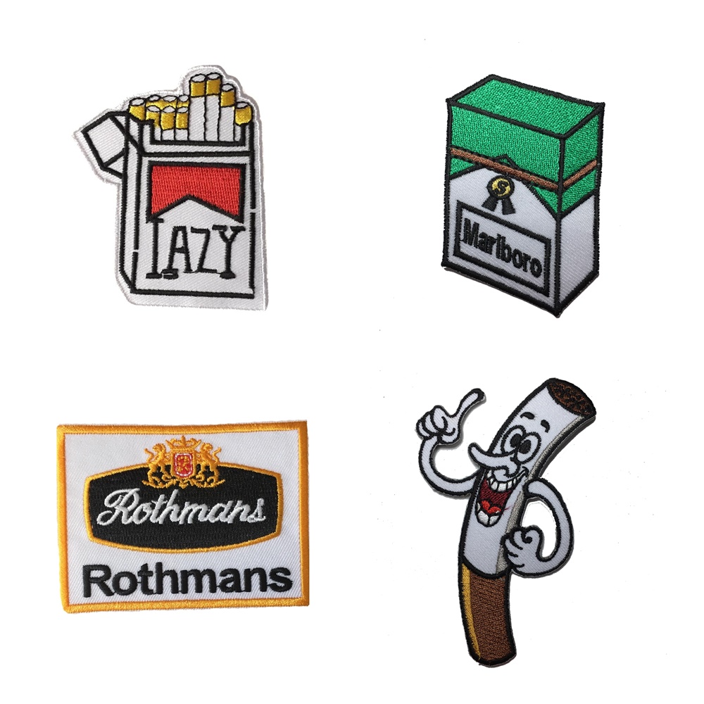 ตัวรีดติดเสื้อ อาร์มรีด อาร์มปัก ตกแต่งเสื้อผ้า หมวก กระเป๋า แจ๊คเก็ตยีนส์ Hipster Embroidered Iron on Patch