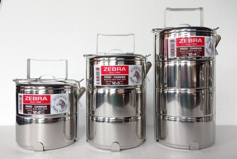 Zebra ปิ่นโต รุ่น Classic 12 ซม. ตราหัวม้าลาย