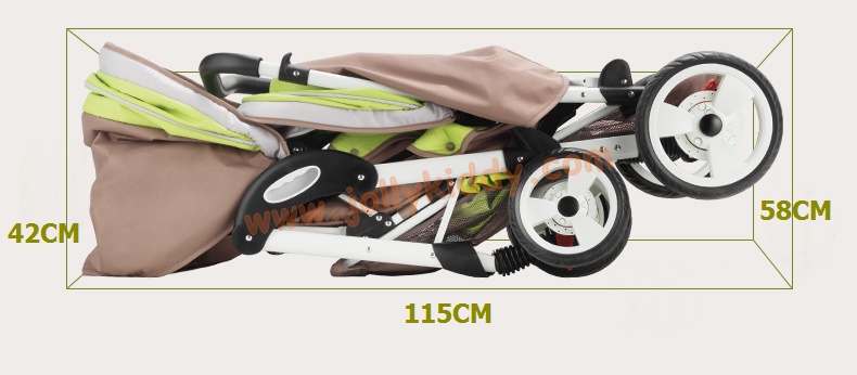 C10193 รถเข็นเด็กแฝดMshenma P-758สีฟ้า ดีไซน์ทันสมัยแบบหันหน้าเข้า