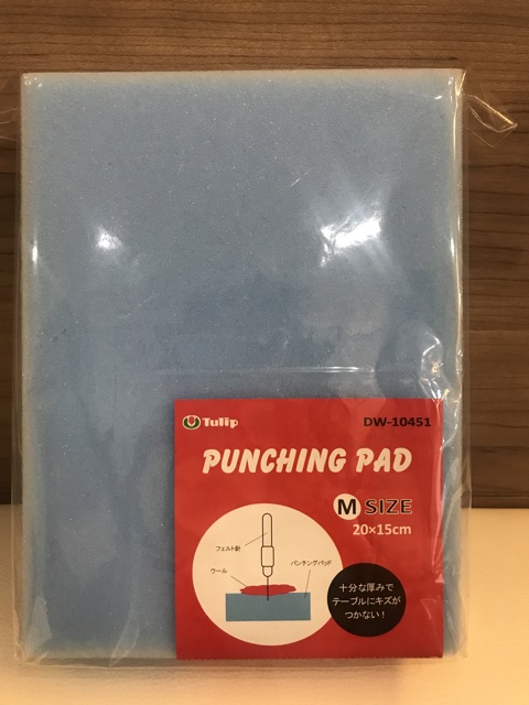 Tulip punching pad ฟองน้ำรองปักงาน felt ญี่ปุ่นแท้