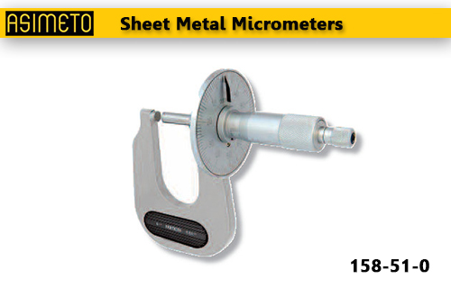 ASIMETO,P37,Sheet Metal Micrometers,158-51-0