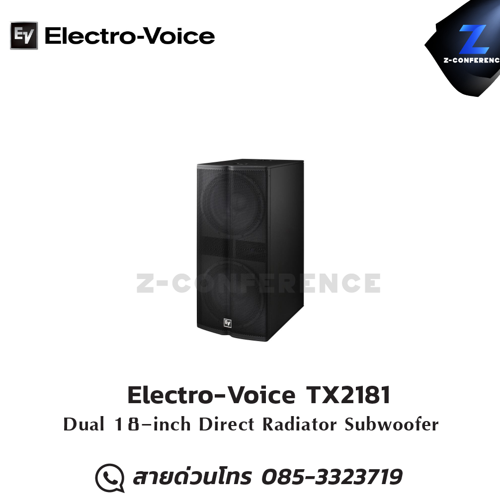 Electro-Voice TX2181 4000W Dual 18" passive subwoofer ลำโพง , ตู้ลำโพง , speaker