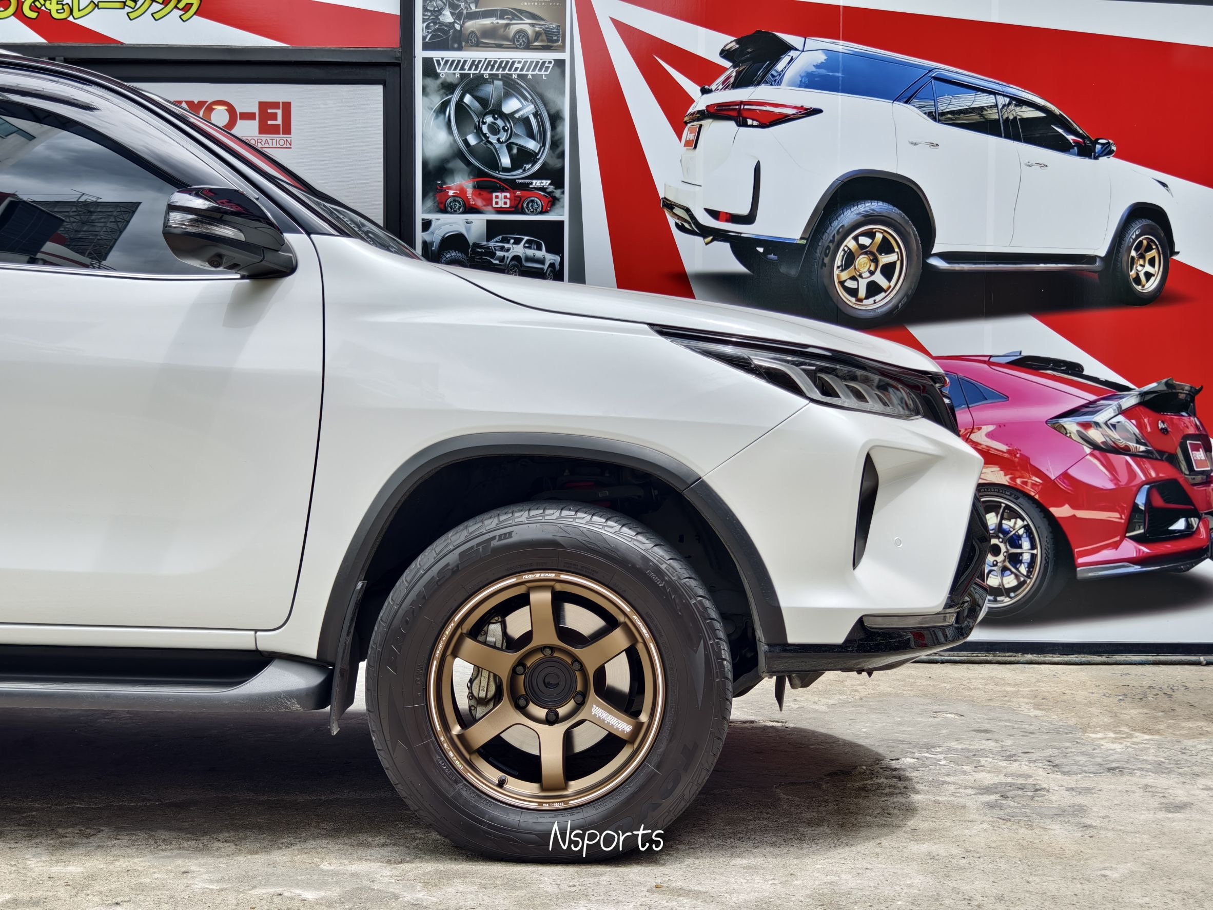 ล้อแม็กซ์ Rays TE37Progressive II 18x9+0 6-139.7 สี Bronze