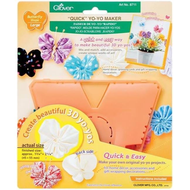 Clover Yo-Yo Maker Butterfly Shape อุปกรณ์ทำโยโย่ รูปผีเสื้อ Made in japan