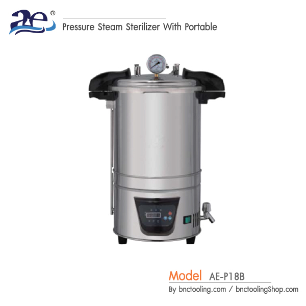 A&E Lab,Pressure Steam Sterilizer With Portable,AE-P18B