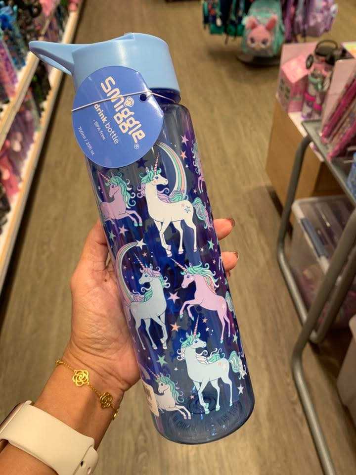 กระติกน้ำ หลอดดูด () Smiggle water bottle- ฟ้า โพนี่