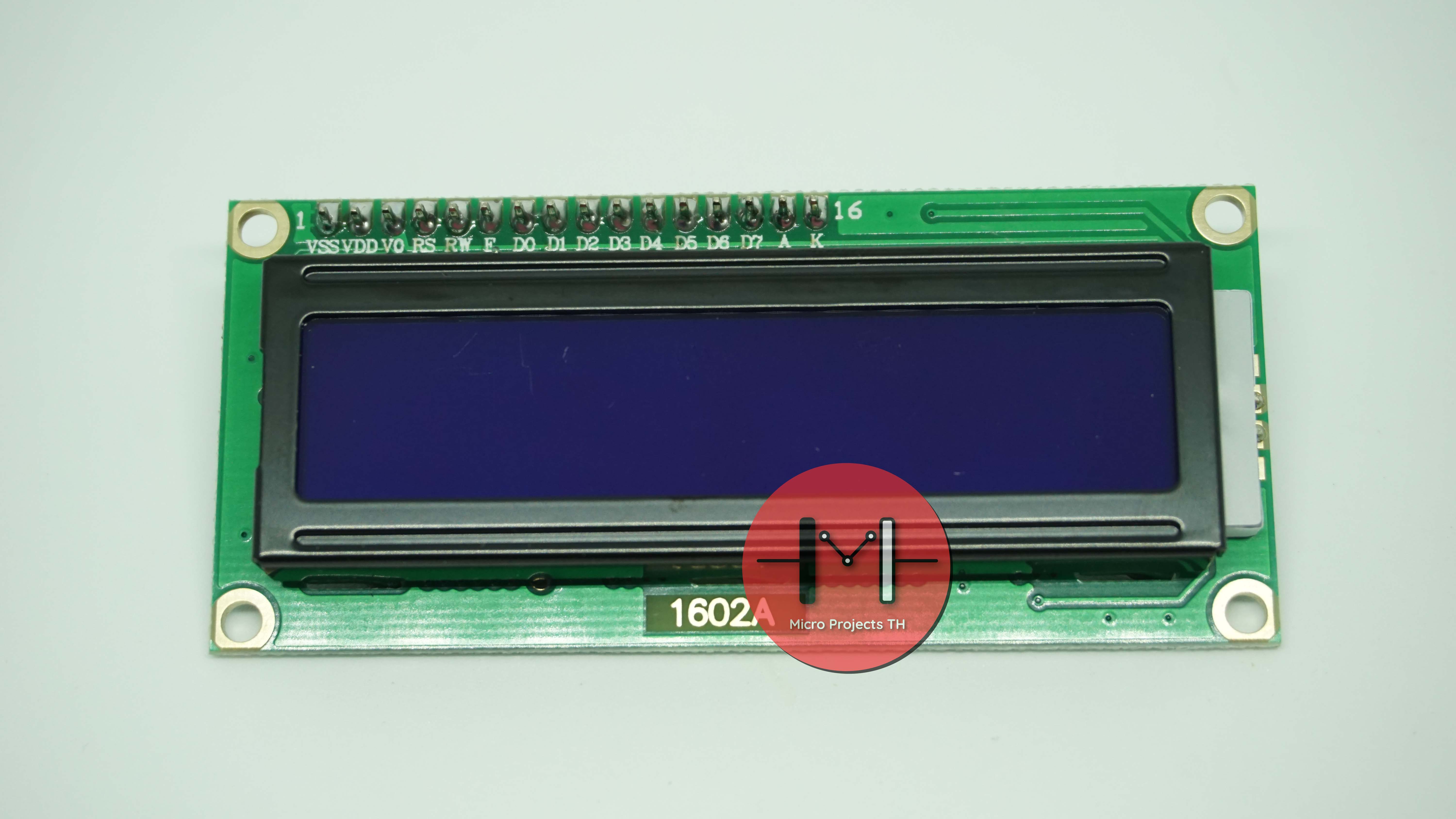 LCD 1602 (Blue Screen) โมดูลจอแสดงผล 16x2 อักขระ พร้อม I2C Module