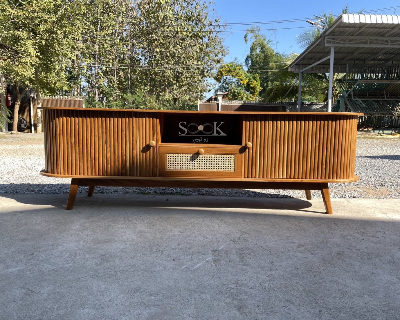 ไซด์บอร์ดซี่ลอนลิ้นชักหวาย