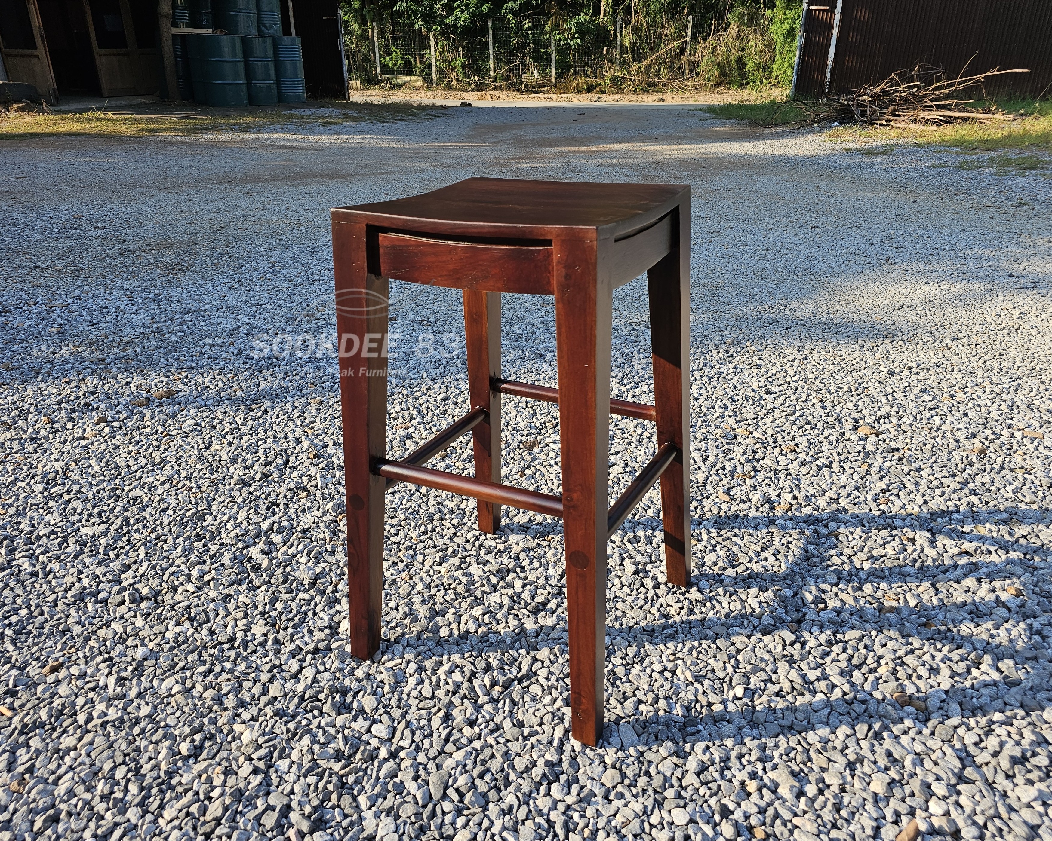 เก้าอี้ Stool สูงแบบสี่เหลี่ยม