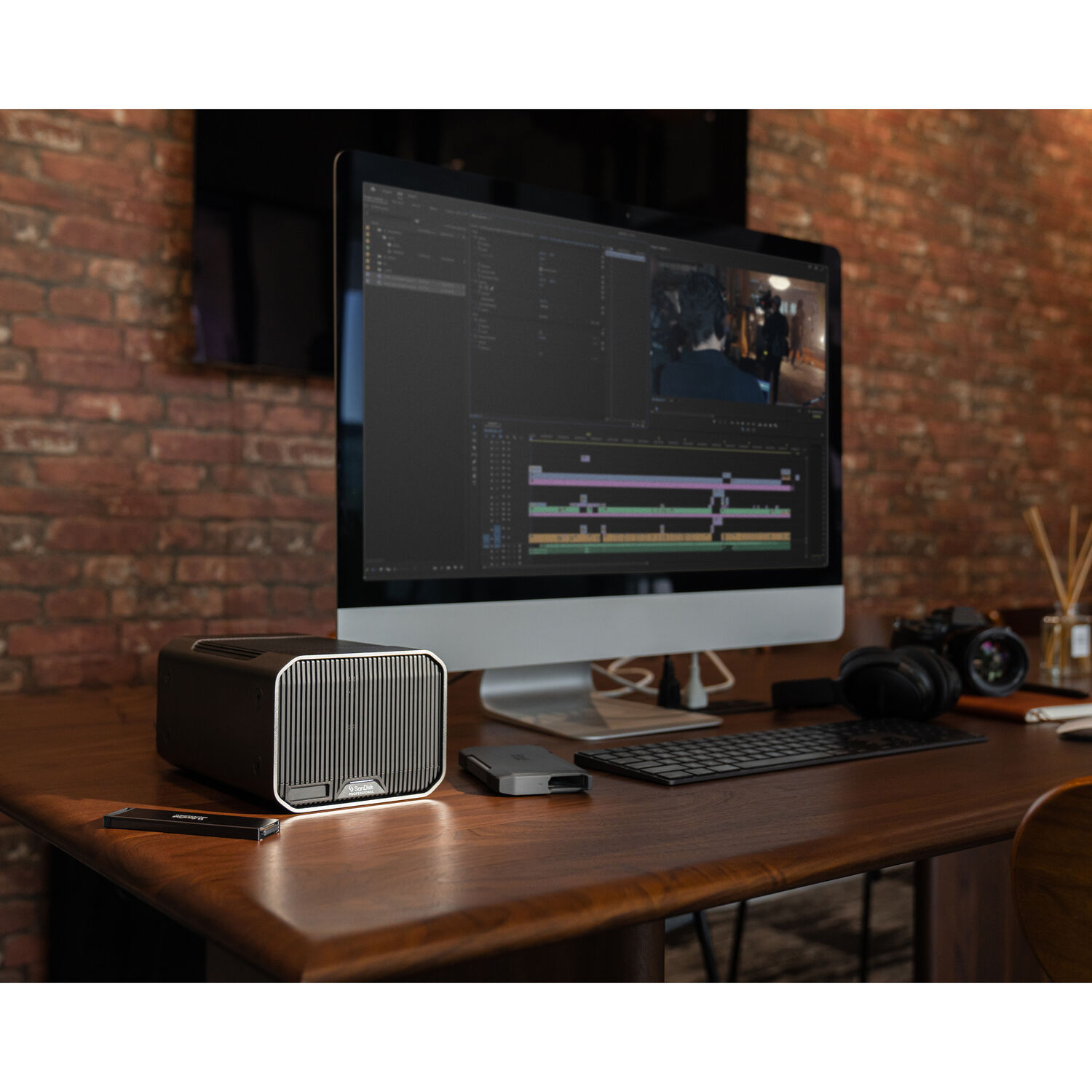 G-RAID MIRROR (SDPHH2H) External HDD, RAID with Redundancy,7200RPM Ultrastar Hard Drive Read in RAID 12TB 16TB 24TB 36TB 44TB Thunderbolt 3 (40 Gbps) USB Type-C (10Gbps) SanDisk Professional