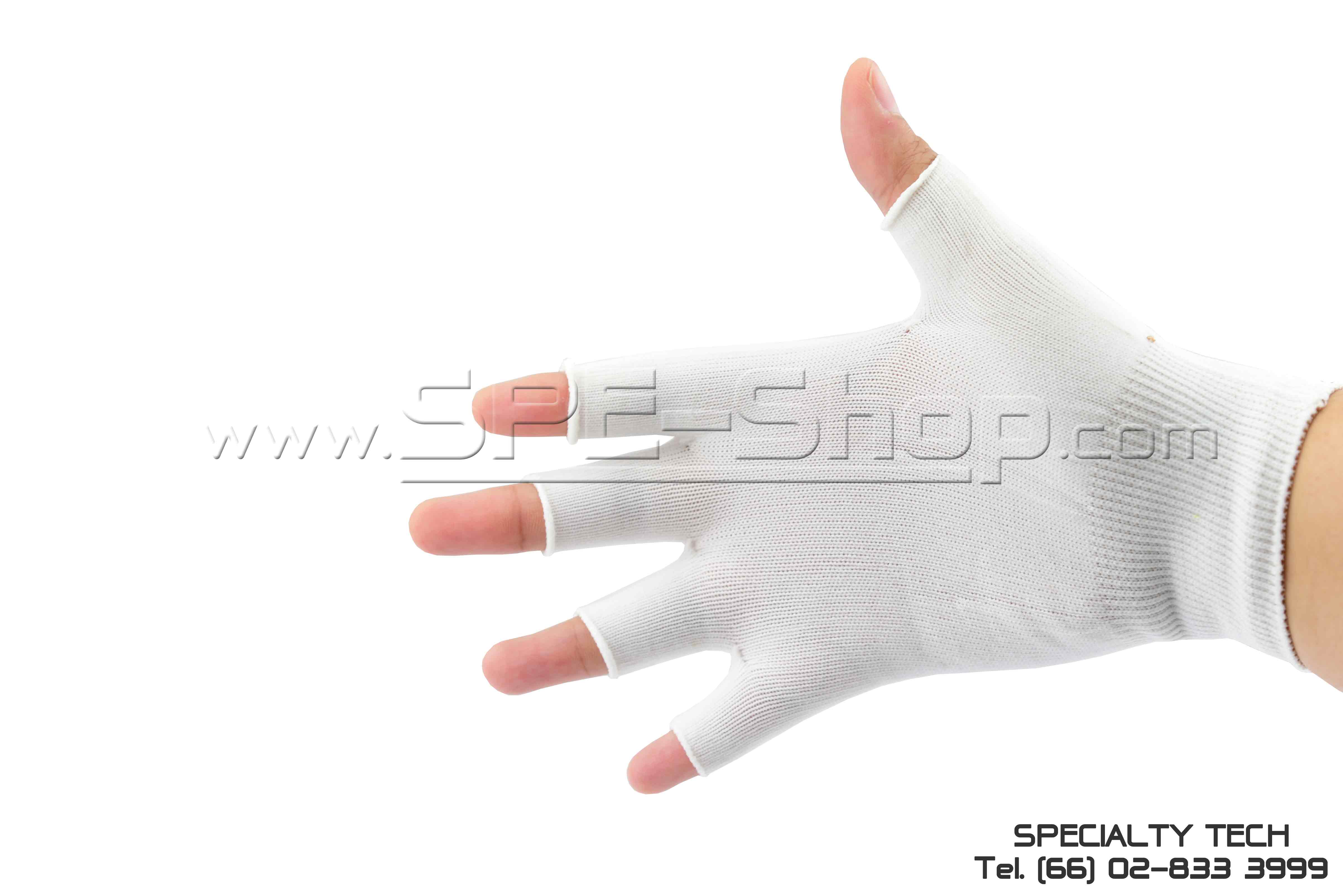 Nylon Half Finger Fit Glove