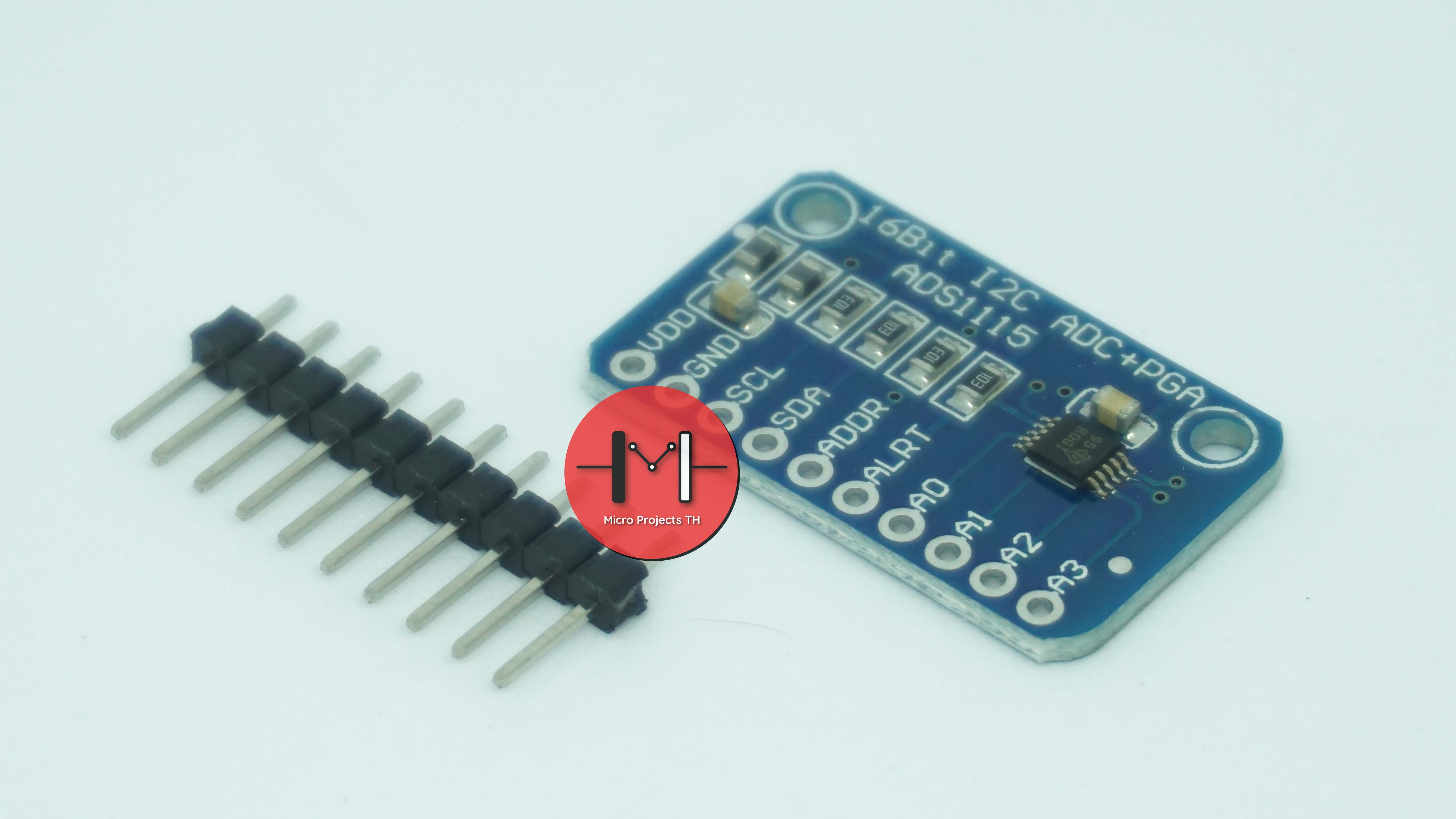 ADS1115 I2C ADC 4 Channel 16-Bit with Programmable Gain Amplifier Module