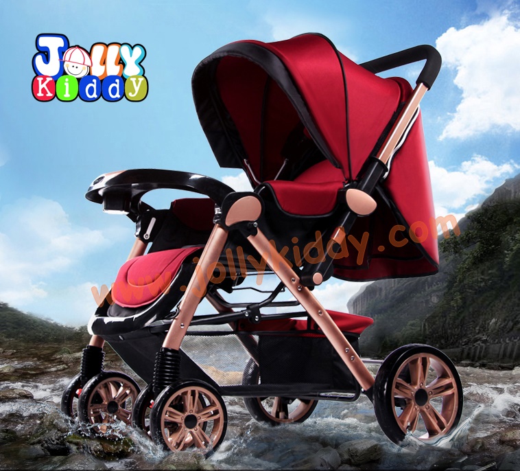 CS10120 รถเข็นเด็ก Welebao MT03 Premium สีแดง