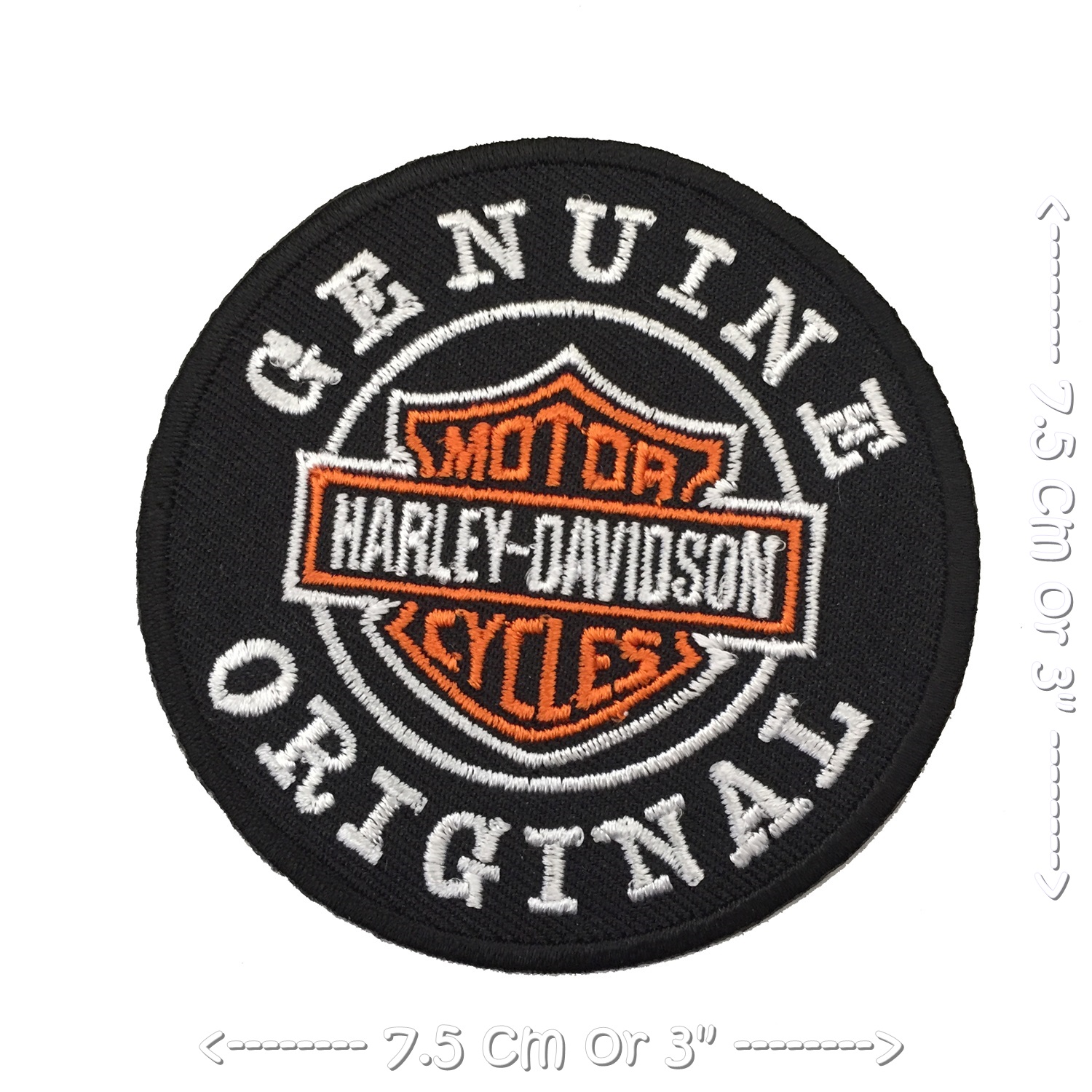 Harley มอเตอร์ไซด์ ตัวรีดติดเสื้อ อาร์มรีด อาร์มปัก ตกแต่งเสื้อผ้า หมวก กระเป๋า แจ๊คเก็ตยีนส์ Racing Embroidered Iron on Patch