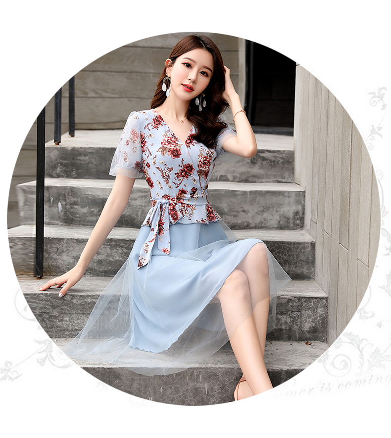 มาแล้วค่ะ collection ชุดเดรสสีฟ้าสวยๆๆใส่วันแม่ ส่งฟรีค่ะ