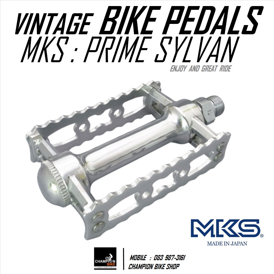 บันไดจักรยานวินเทจ MKS : PRIME SYLVAN TOURING, VINTAGE & CLASSIC BIKE PEDAL