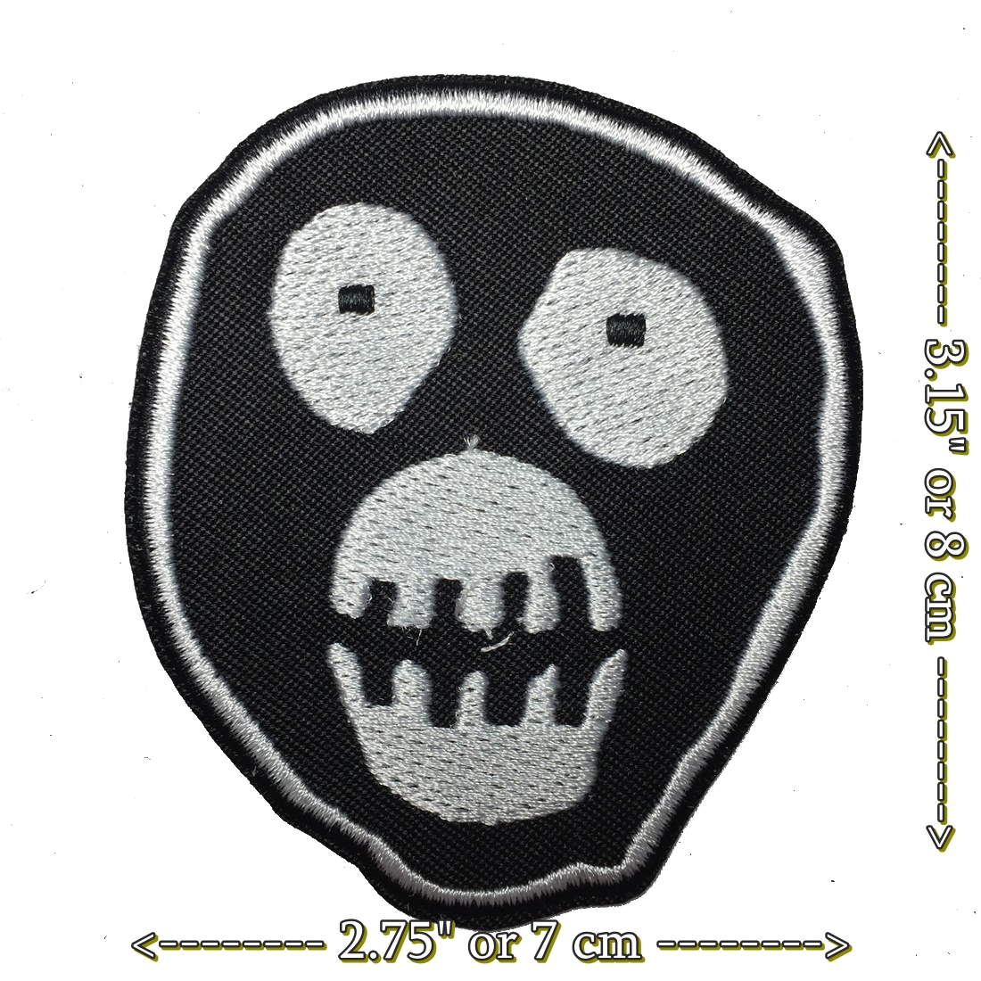 หน้ากาก ตัวรีดติดเสื้อ อาร์มรีด อาร์มปัก ตกแต่งเสื้อผ้า หมวก กระเป๋า แจ๊คเก็ตยีนส์ Hipster Embroidered Iron on Patch