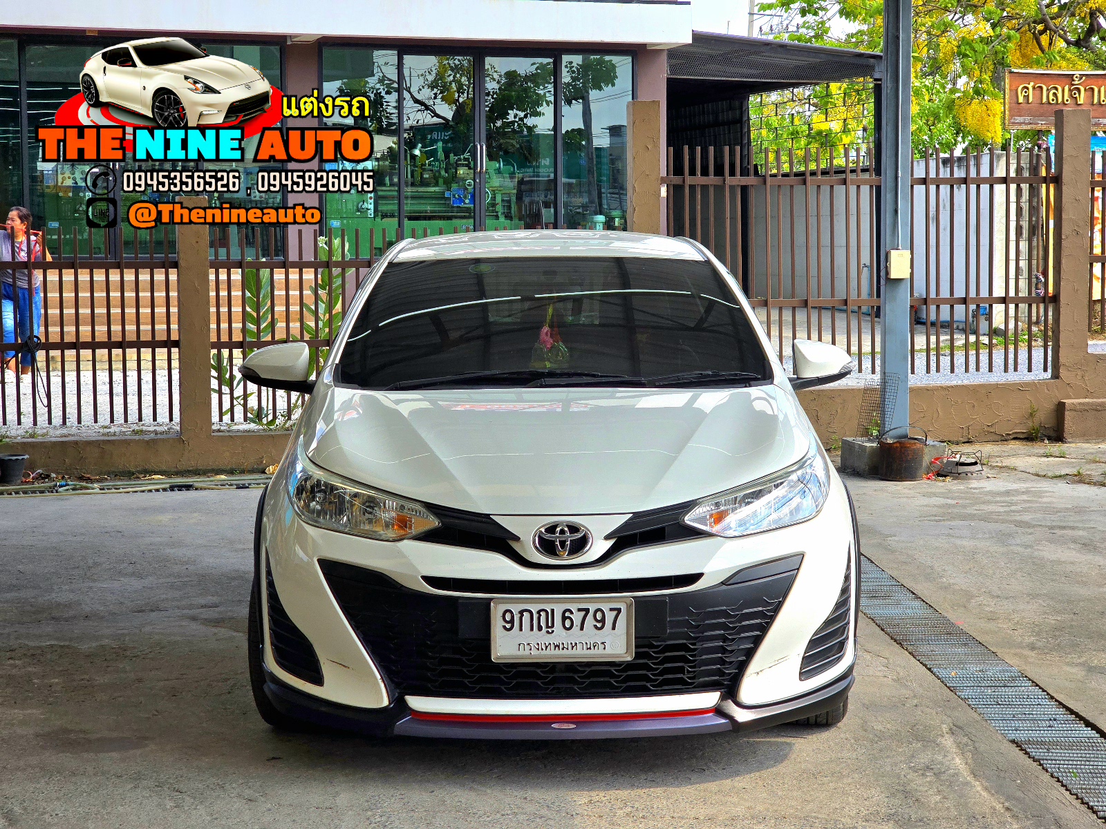 YARIS ชุดแต่งสเกิร์ดรอบคัน พร้อมคิ้วล้อ แบบ SANTO