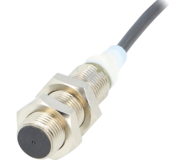 Omron Inductive Proximity Sensor 0.157" (4mm) IP67, IP69K Cylinder, Threaded - M12