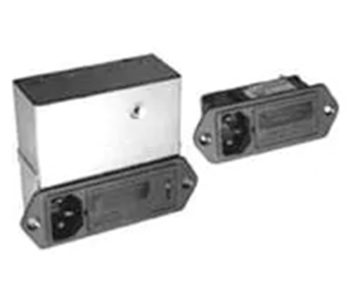 TE Connectivity Power Entry Connector Receptacle, Male Blades - Module IEC 320-C14 Panel Mount, Flange
