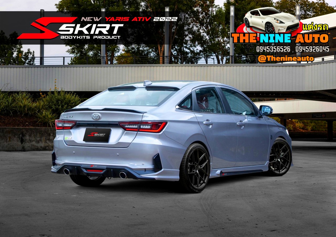 ชุดแต่ง Ativ 2022 แบบ S Skirt ท่อคู่ ชุด 5 ชิ้น(มีสปอยเลอร์)