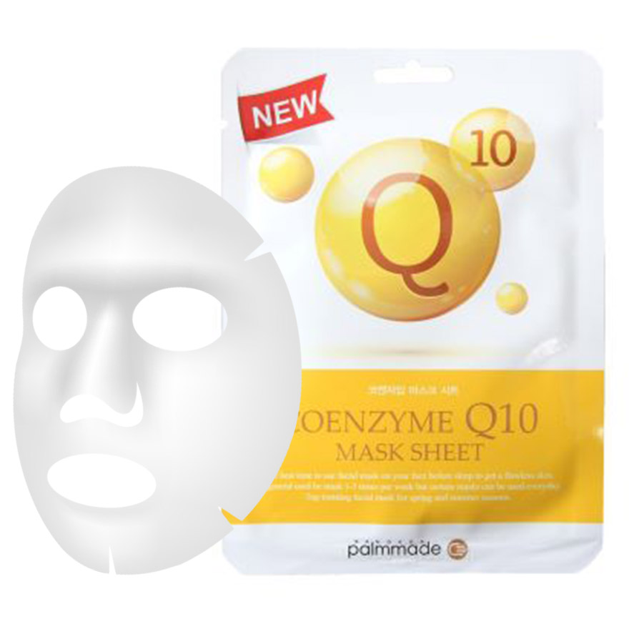 ปาล์มเมด โคเอนไซม์ คิวเท็น มาส์ก ชีท (12 ชิ้น) PALMMADE COENZYME Q10 MASK SHEET (12 pcs)