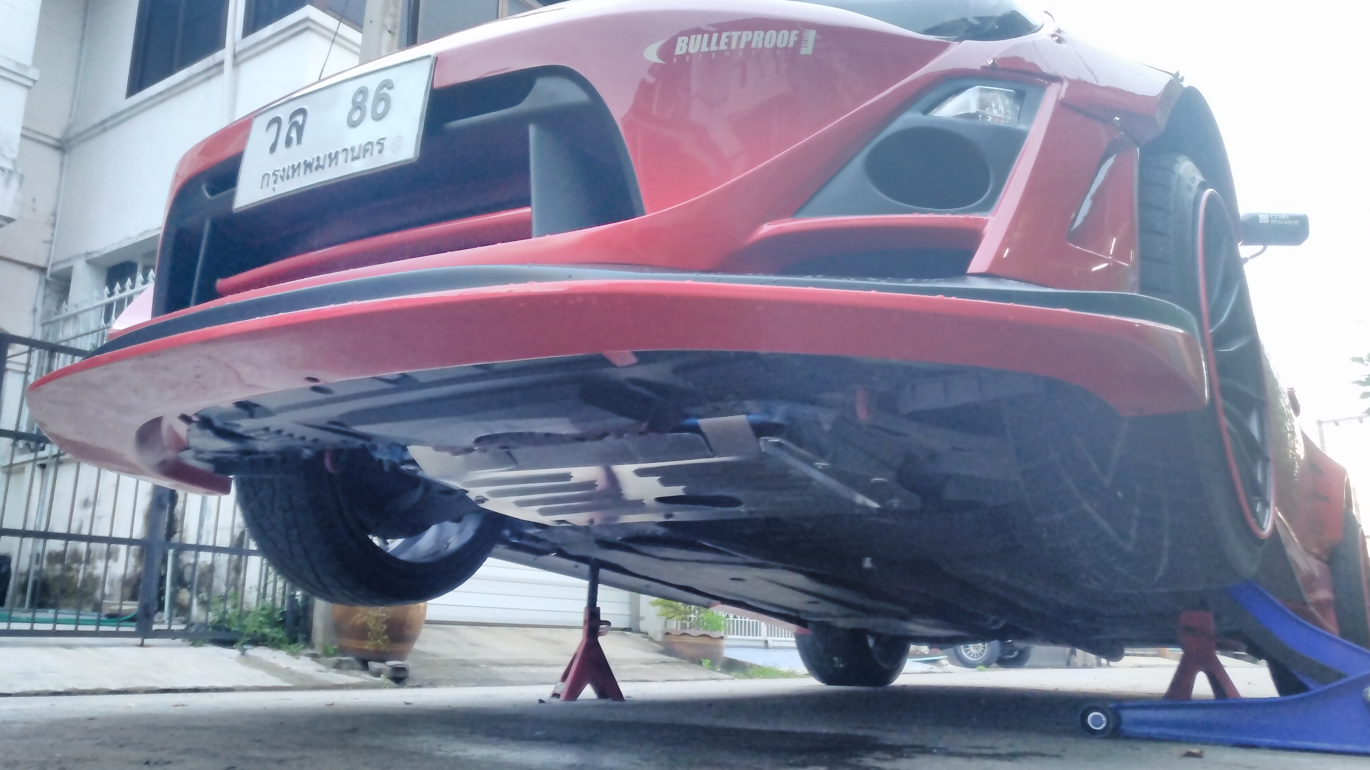 แผ่นปิดใต้ห้องเครื่องอลูมิเนียม Toyota Ft86 Raceplate_Undertray