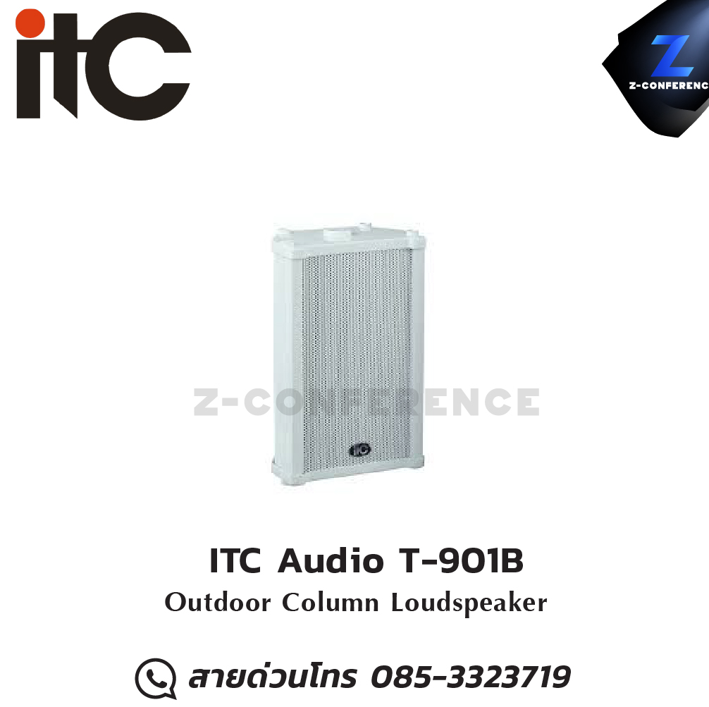 ITC Audio T-901B ลำโพงคอลัมน์ กันน้ำ ขนาด 4 นิ้ว 10 วัตต์ ลำโพง , ตู้ลำโพง , speaker