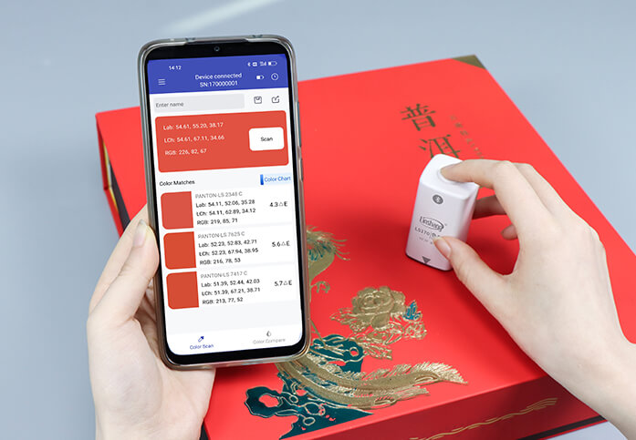 Linshang LS170, Colorimeter for Coating Color Checker, Colorchecker Portable Digital Mobile APP, Pantone Ncs Ral Cmyk 45°/0°cheaper LS170,เครื่องวัดเฉดสี,