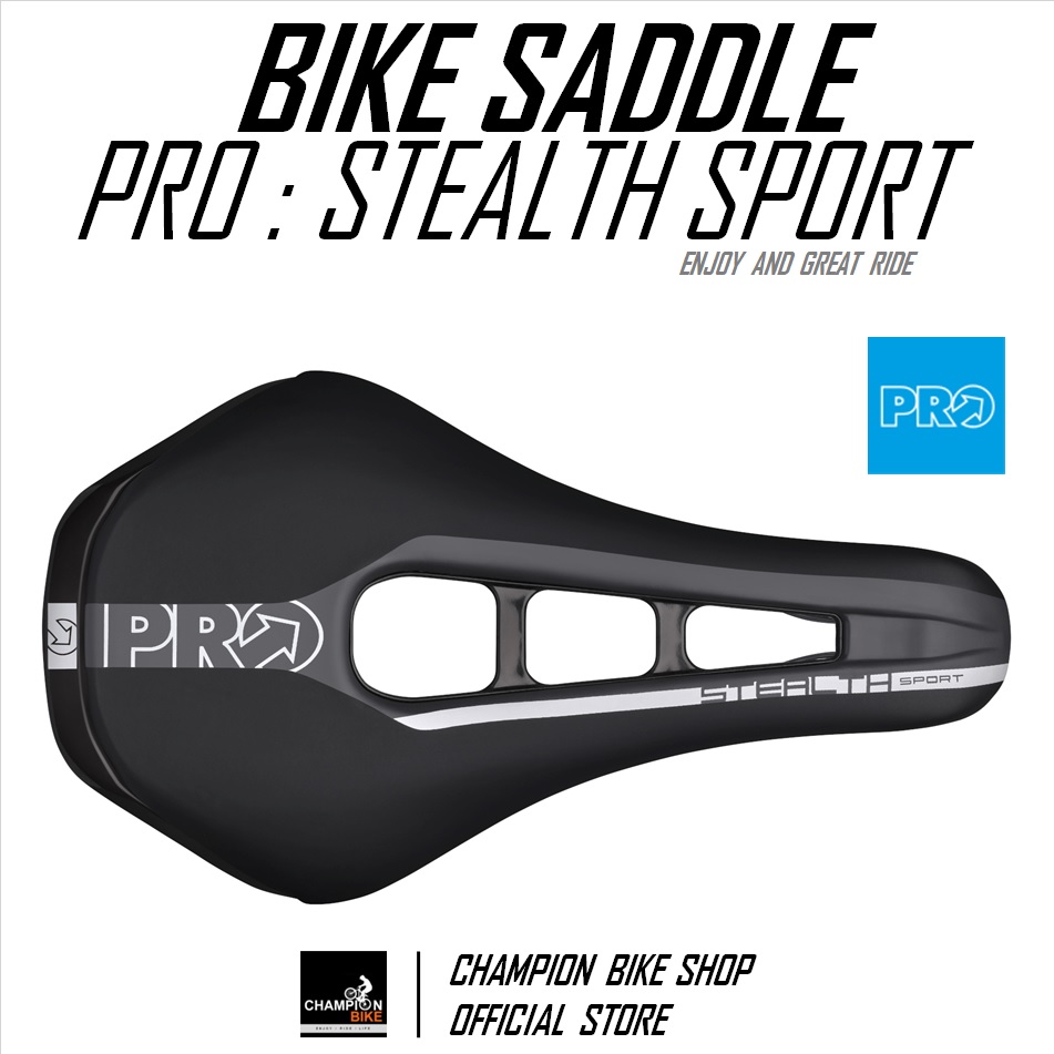 เบาะเสือหมอบ PRO : STEALTH SPORT ROAD BIKE SADDLE