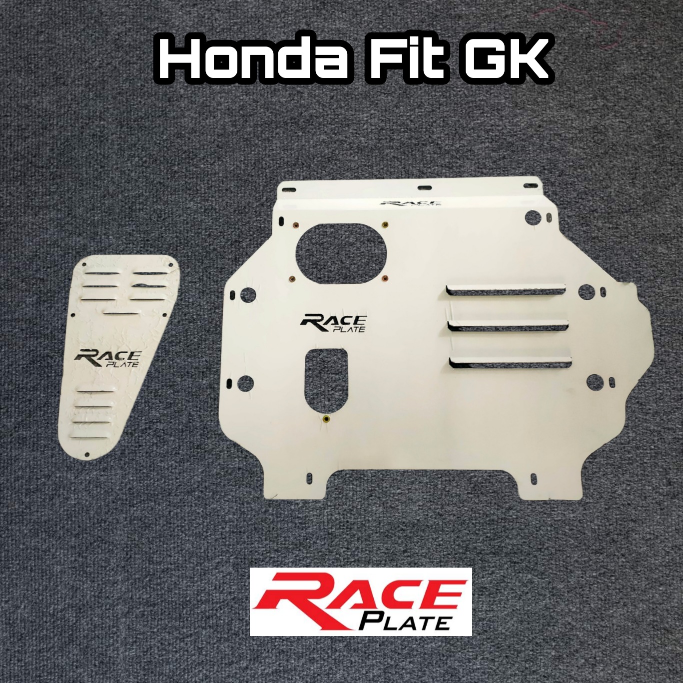 แผ่นปิดใต้ห้องเครื่องอลูมิเนียม Honda Jazz GK Raceplate_Undertray