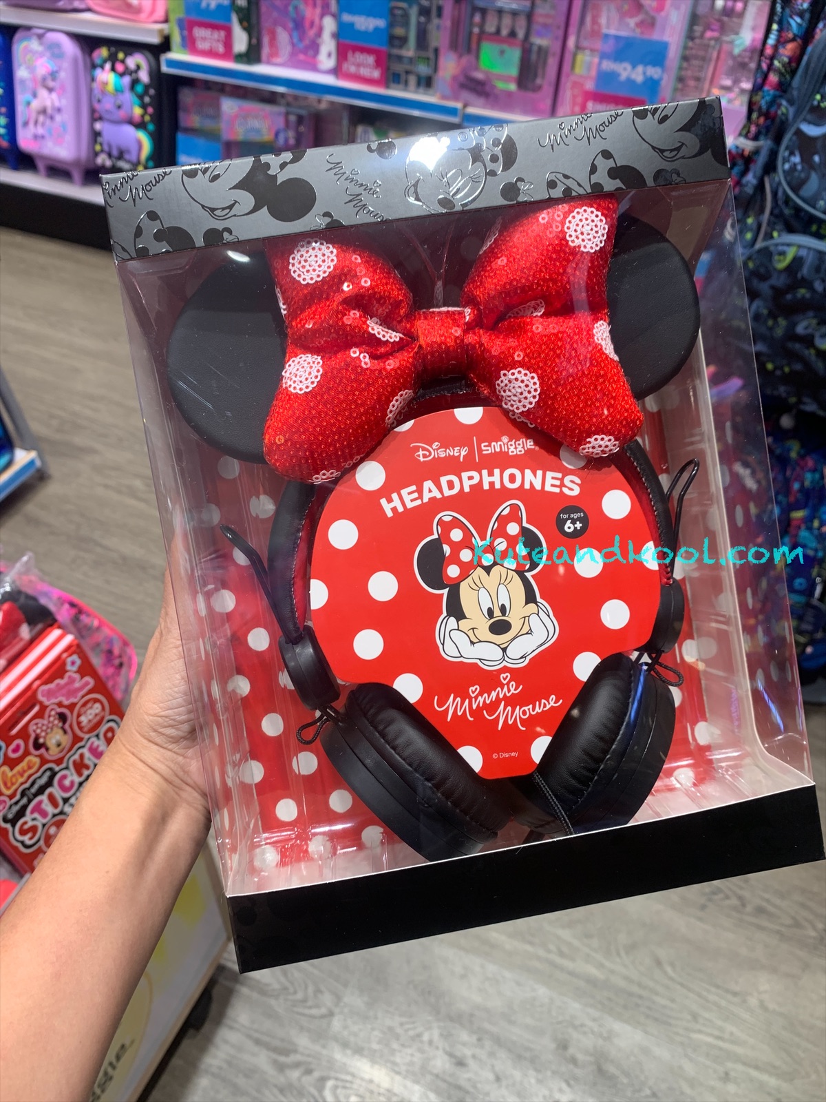 หูฟัง Smiggle Headphone -Minnie ลายจุด