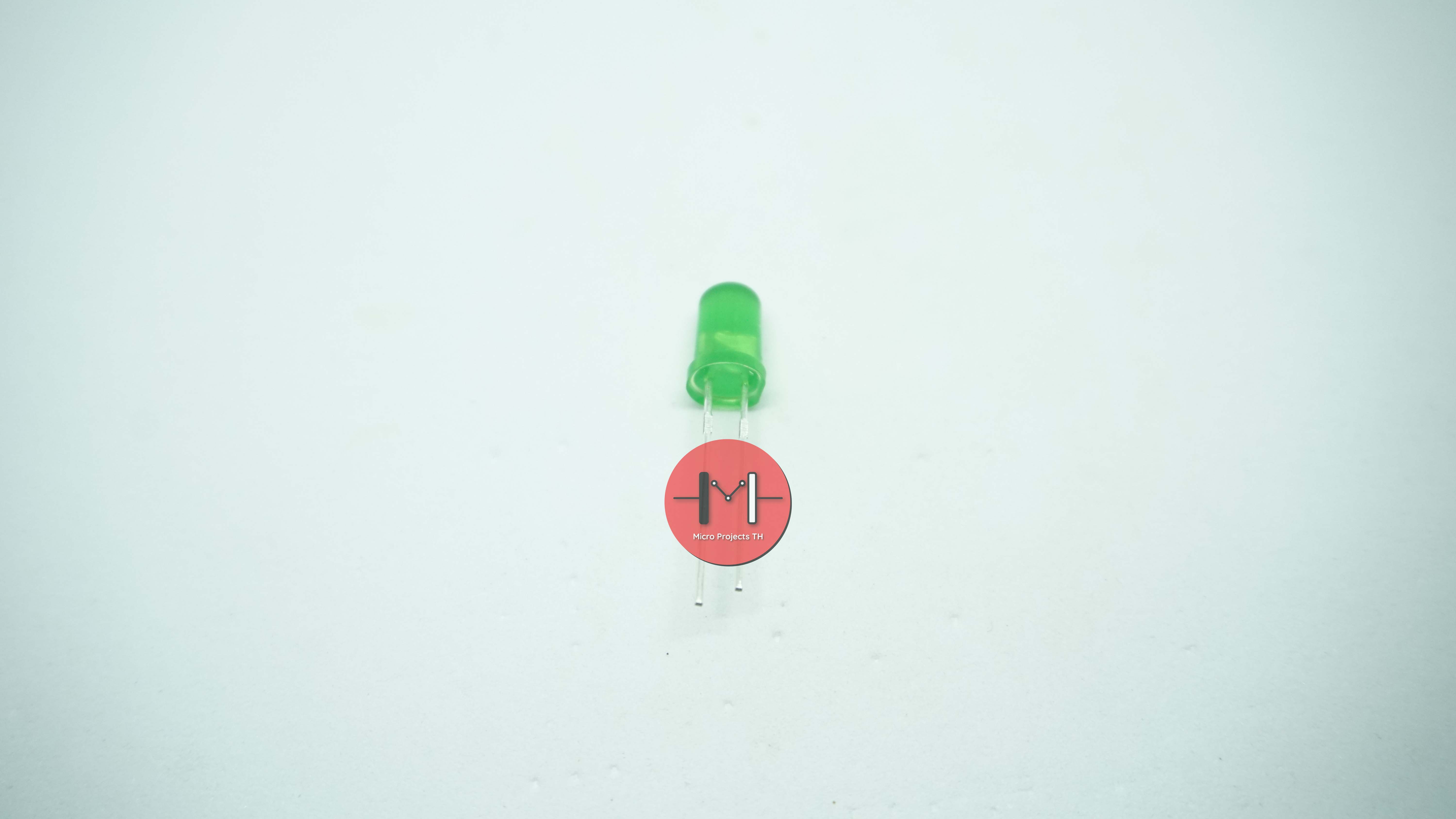 LED ขนาด 5mm สีเขียว จำนวน 5 ดวง