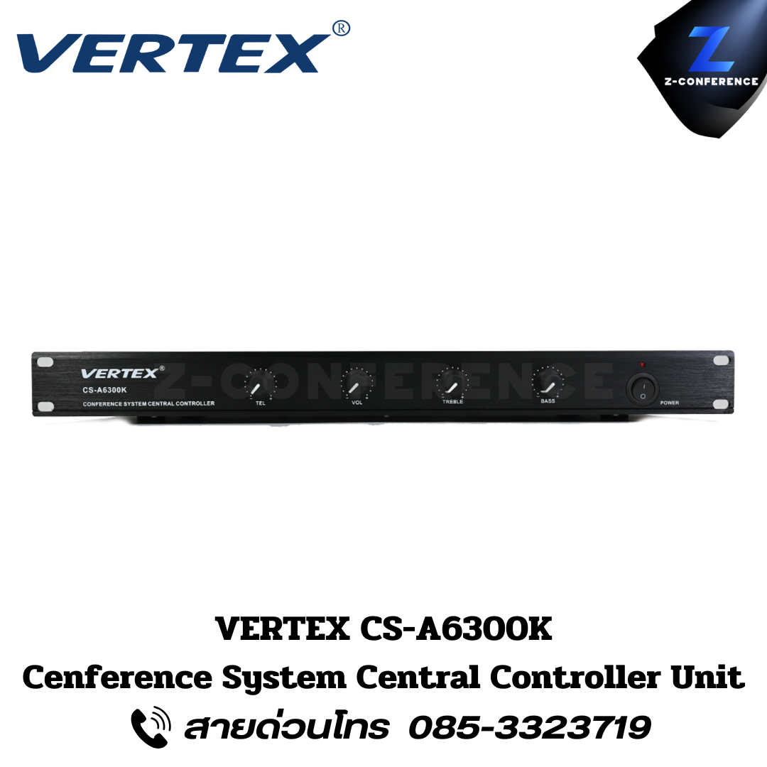 VERTEX CS-A6300K Conference System Central Controller Unit ไมค์ประชุม ชุดประชุม ไมค์ห้องประชุม ไมค์ conference