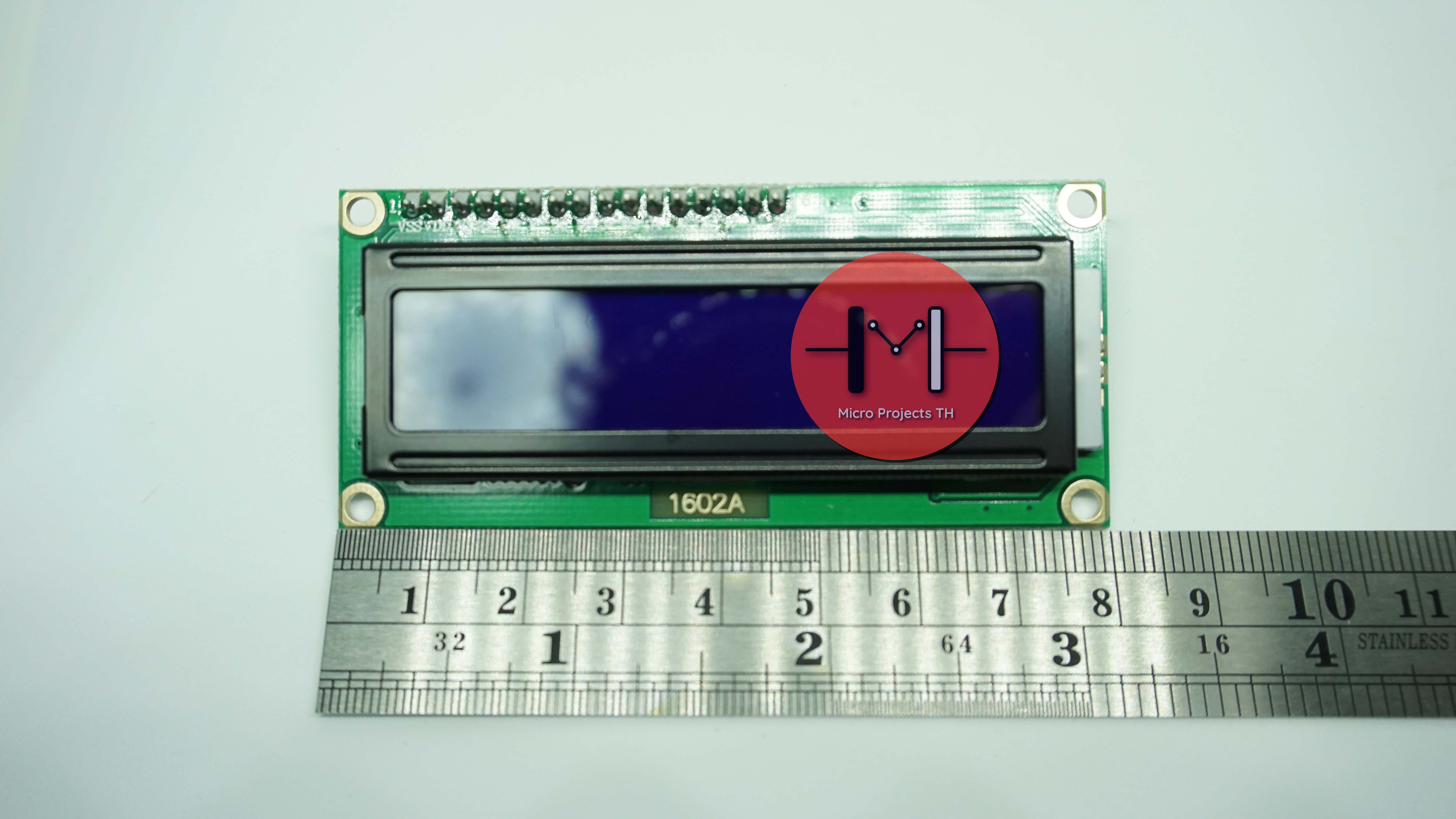 LCD 1602 (Blue Screen) โมดูลจอแสดงผล 16x2 อักขระ พร้อม I2C Module