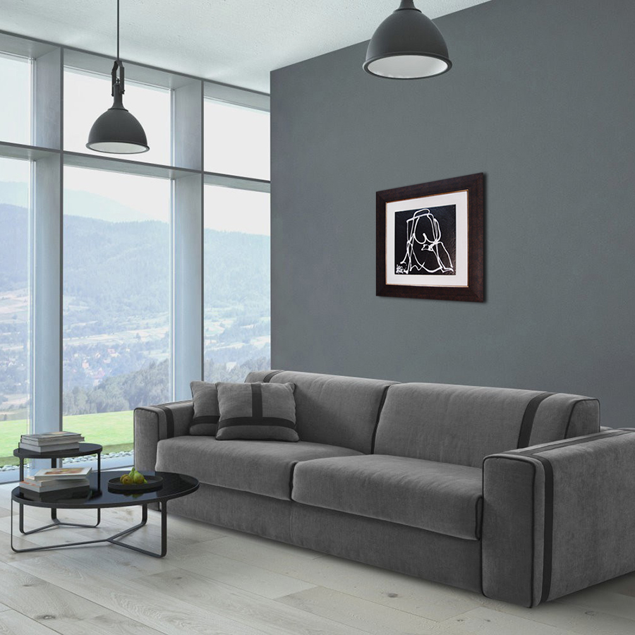 รูปภาพสีอะคริลิคบนกระเบื้องของศิลปิน ศาสตราจารย์พิเศษอารี สุทธิพันธุ์ ศิลปินแห่งชาติ