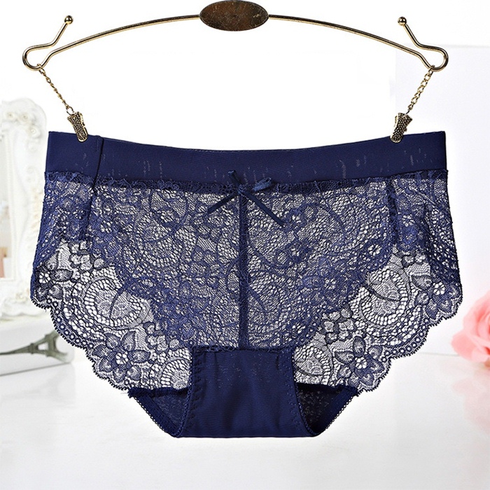 NA030 กางเกงในเซ็กซี่ กางเกงในผ้าลูกไม้มีขอบ เต็มก้น