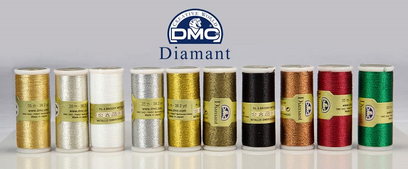 DMC Diamant ด้ายดิ้น Premium รุ่นพิเศษ ฝรั่งเศสแท้ (ราคาต่อหลอด)