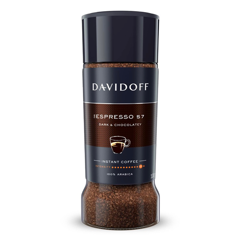 DAVIDOFF Espresso 57 Instant Coffee 100 g. แดวิดอฟฟ์ กาแฟสำเร็จรูป เอสเพรสโซ่ 100 ก.