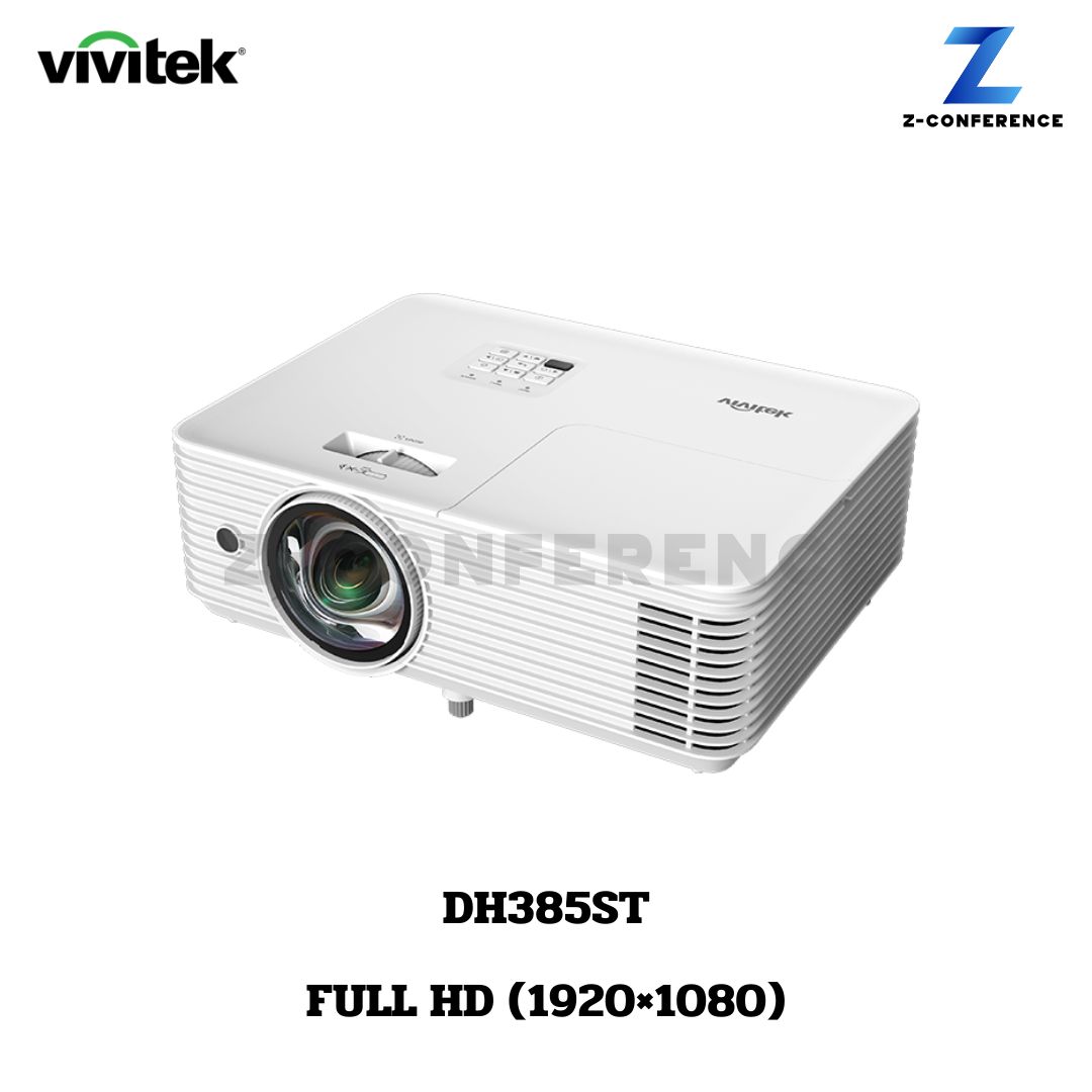 Projector Vivitek DH385ST Lamp Projector (4,000 lumens) projector , โปรเจคเตอร์ , เครื่องฉายโปรเจคเตอร์ , โปรเจคเตอร์ดูหนัง , เครื่องโปรเจคเตอร์