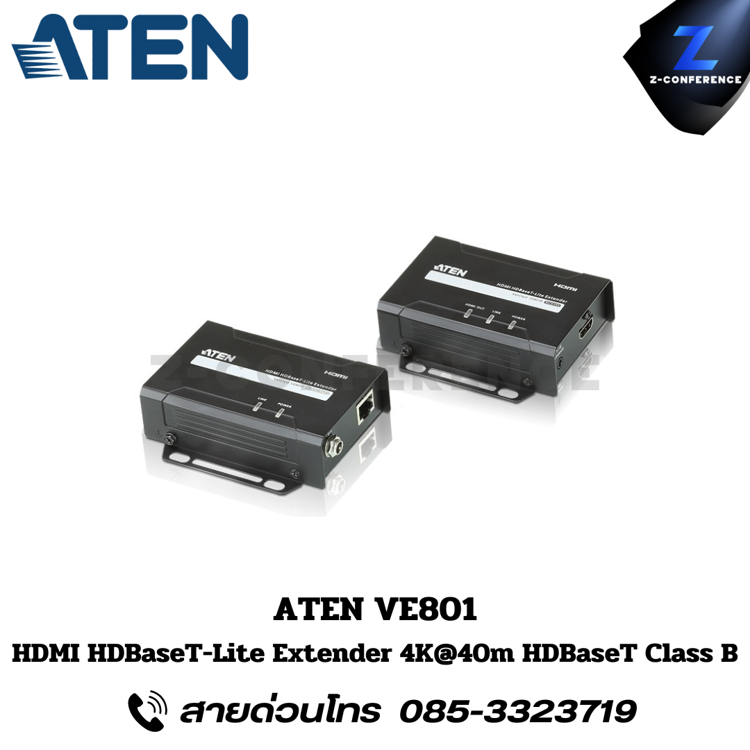ATEN VE801 HDMI HDBaseT-Lite Extender 4K@40m HDBaseT Class B